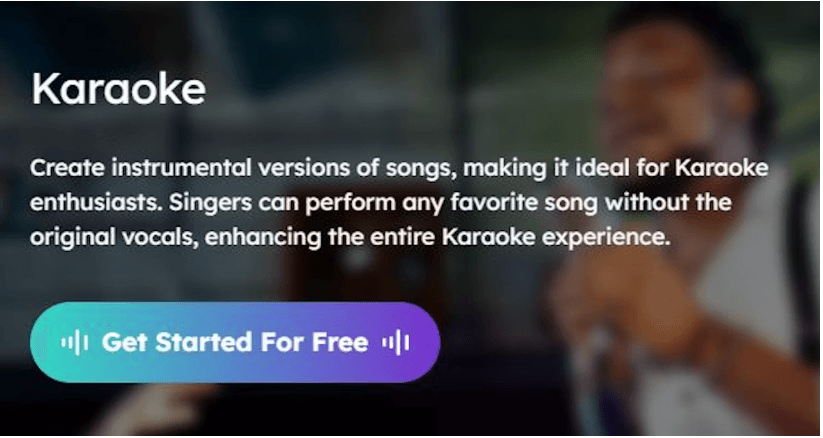 Create instrumental versions of songs